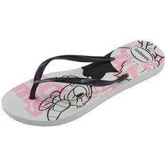 Sandália Havaianas Slim Disney Branco/Preto 33/34