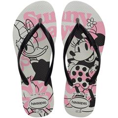 Sandália Havaianas Slim Disney Branco/Preto 33/34
