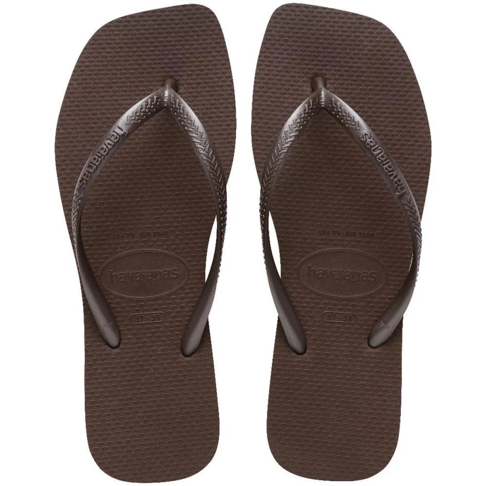 Sandália Havaianas Slim Square Café 35/36