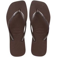 Sandália Havaianas Slim Square Café 39/40