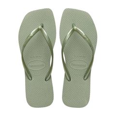 Sandália Havaianas Slim Square Smoke Green 35/36