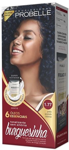 Tonalizante Probelle Buguesinha 1.77 Preto Azulado Intenso