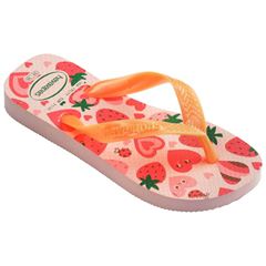 Sandália Havaianas Kids Flores Rosa/Confete 35/36