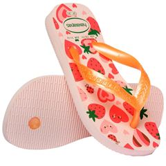 Sandália Havaianas Kids Flores Rosa/Confete 35/36