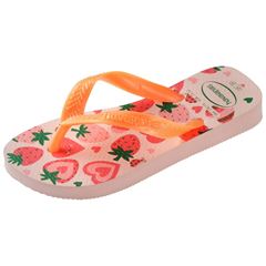 Sandália Havaianas Kids Flores Rosa/Confete 35/36