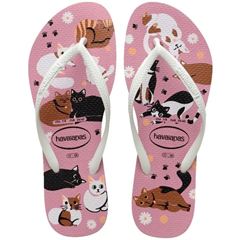Sandália Havaianas Slim Pets Rosa Chiffon 37/38