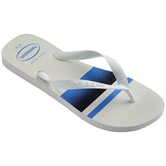 Sandália Havaianas Top Basic Branco/Branco/Azul 37/38