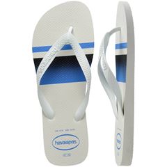 Sandália Havaianas Top Basic Branco/Branco/Azul 37/38