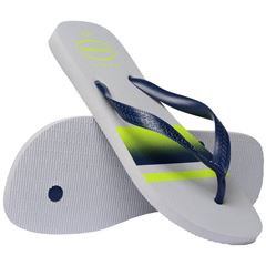 Sandália Havaianas Top Basic Cinza Gelo/Marinho 45/46