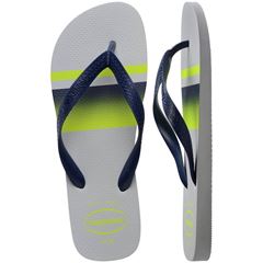 Sandália Havaianas Top Basic Cinza Gelo/Marinho 45/46