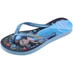 Sandália Havaianas Kids Slim Princesa Azul/Azul Lavanda 25/26