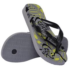 Sandália Havaianas Kids Athletic Cinza Aço 27/28