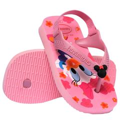 Sandália Havaianas Baby Disney Clas Rosa Glow 19