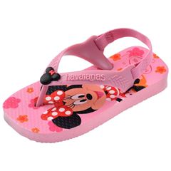 Sandália Havaianas Baby Disney Clas Rosa Glow 19