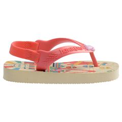 Sandália Havaianas Baby Peppa Pig Buttercream/Coral 19