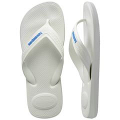 Sandália Havaianas Top Max Conforto Branco/Branco/Azul 41/42
