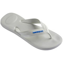 Sandália Havaianas Top Max Conforto Branco/Branco/Azul 43/44