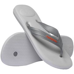Sandália Havaianas Top Max Conforto Cinza Gelo/Cinza Aço 39/40
