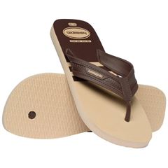 Sandália Havaianas City Basic Dourado/Café/Dourado 39/40