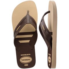 Sandália Havaianas City Basic Dourado/Café/Dourado 39/40