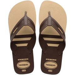 Sandália Havaianas City Basic Dourado/Café/Dourado 39/40