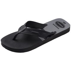 Sandália Havaianas City Basic Preto/Preto/Cinza Aço 37/38