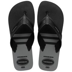Sandália Havaianas City Basic Preto/Cinza Aço 41/42