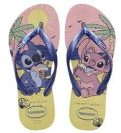 Sandália Havaianas Kids Slim Disney Buttercream 35/36