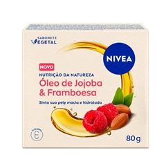 Sabonete Vegetal Nivea Óleo de Jojoba e Framboesa 80g