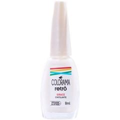 Esmalte Colorama Retro Grace Branco Solto