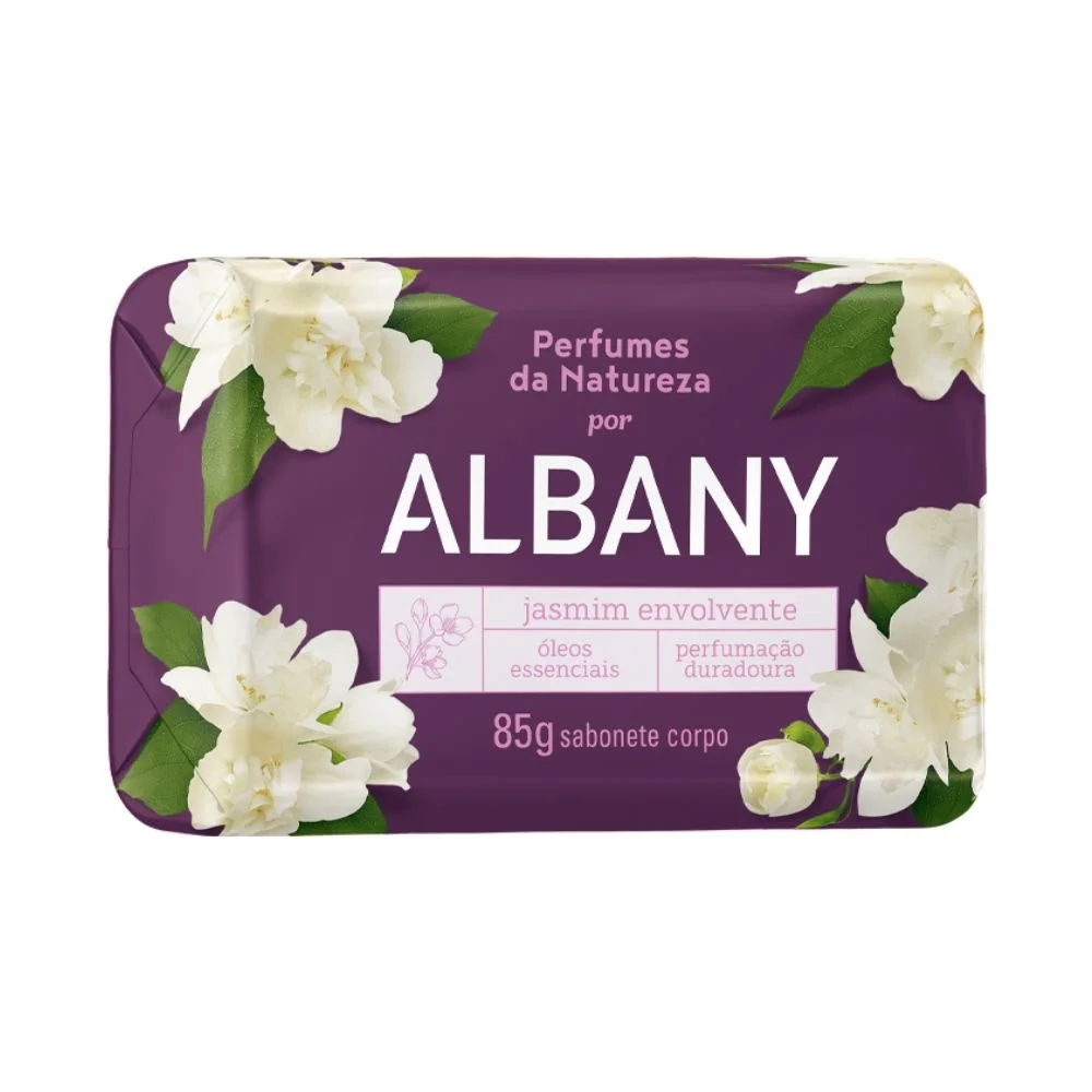 Sabonete Albany Perfume Natureza Frutas Vermelhas 85g