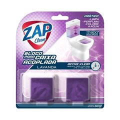 Bloco Para Caixa Acoplado Zap Clean Lavanda 2 Unidades