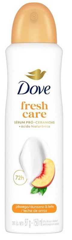 Desodorante Aerosol Dove Fragrância Pêssego e Leite 150ml