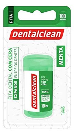 Fio Dental Dentalclean Menta com Cera 100 Metros