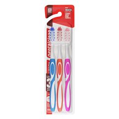 Escova Dental Dentalclean Magic com Capa Protetora com 3 Unidades