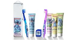 Kit Dentalclean com Gel Dental Morango + Escova com Capa Protetora + Fio Dental 20 Metros