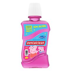 Enxaguante Bucal Infantil Dentalclean Peppa Pig 300ml