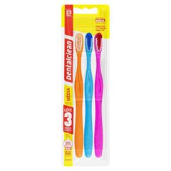 Escova Dental Dentalclean Pop Basic Colors Média Leve 3 Pague 2