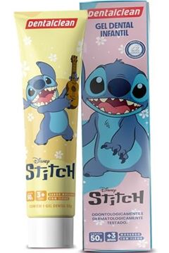 Gel Dental Infantil Dentalclean Stitch Morango 50g