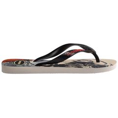 Sandália Havaianas Top Marvel Clássico Bege Palha/Preto 37/38