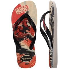 Sandália Havaianas Top Marvel Clássico Bege Palha/Preto 39/40