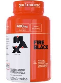 Termogênico Fire Black Pote com 60 Cápsulas versão 01