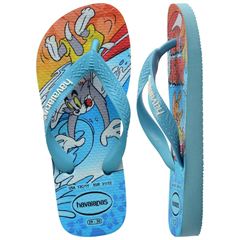 Sandália Havaianas Kids Top Warner Azul 25/26