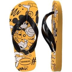 Sandália Havaianas Kids Disney Mickey Amarelo Tamanhos 33/34
