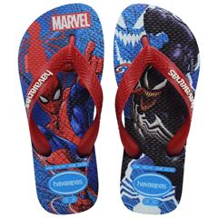 Sandália Havaianas Kids Top Marvel II Azul Brilhante Tamanhos 31/32