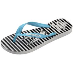 Sandália Havaianas Top Warner Logomarca Branco/Azul 37/38