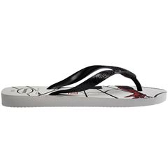 Sandália Havaianas Top Marvel Logomarca Branco/Preto 37/38