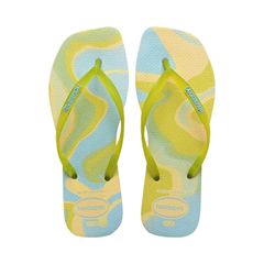 Sandália Havaianas Slim Square Jelly Buttercream 33/34