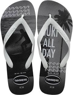 Sandália Havaiana Top Warner Class Cinza Aço 35/36