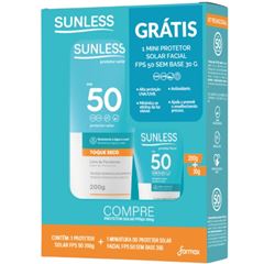 Protetor Solar FPS 50 200g +  Mini Protetor Facial FPS 50